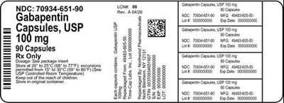 Label (70934 651 90 Master Bottle Label Approval   Rev A 04 20)